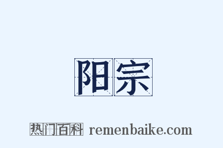 阳宗是什么意思的图片